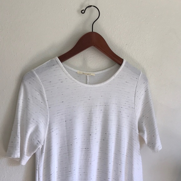 Miami White Flecked Relaxed Tee Shirt Dress - Picture 2 of 6